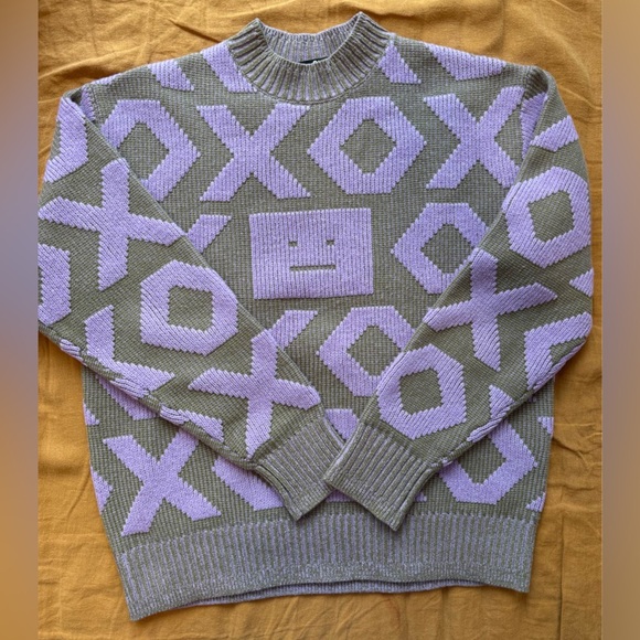 Acne Studios Sweaters - ACNE STUDIOS Face Logo Sweater